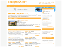 Tablet Screenshot of escapes2.com